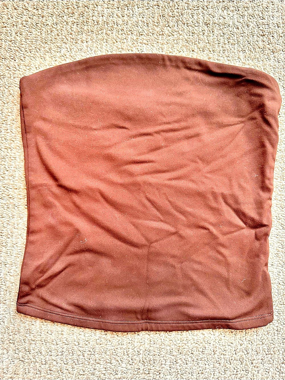 Garage Contour Tube Top Brown